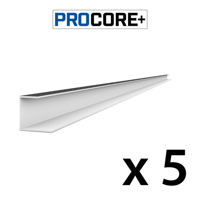 Pack de garnitures latérales en PVC en fibre de carbone noir PROCORE+ de 8 pi 