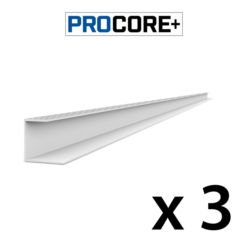 8 ft. PROCORE+ Silver carbon fiber J Trim Pack