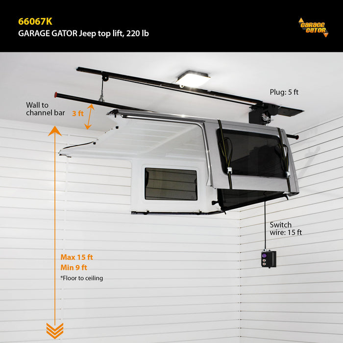 Garage Gator Kit de levage pour sports d'eau et de neige, 220 lb 