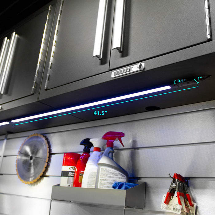 Lumière RVB 4K sous armoire de 40 po avec cordon d'alimentation
