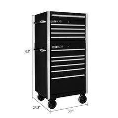 MCS 30 in. Rolling tool chest combo – Black