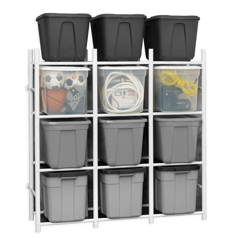 Bin Warehouse Rack – 12 Totes Compact